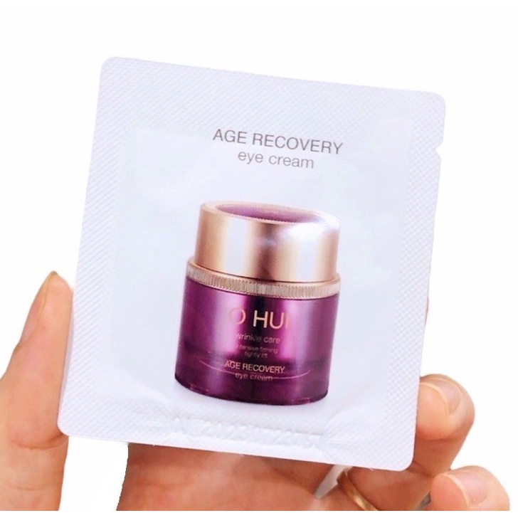 MẪU MỚIcombo 10 gói kem dưỡng mắt OHUI AGE RECOVERY EYE CREAM 1ml