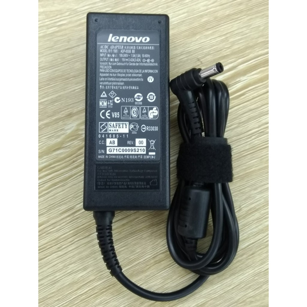 Sạc Laptop Lenovo  19V - 3.42A G460 G470 G450 G480 ( Adapter Lenovo 3,42a )