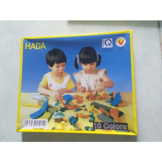 Đất nặn hình thơm HADA hộp 10 màu
