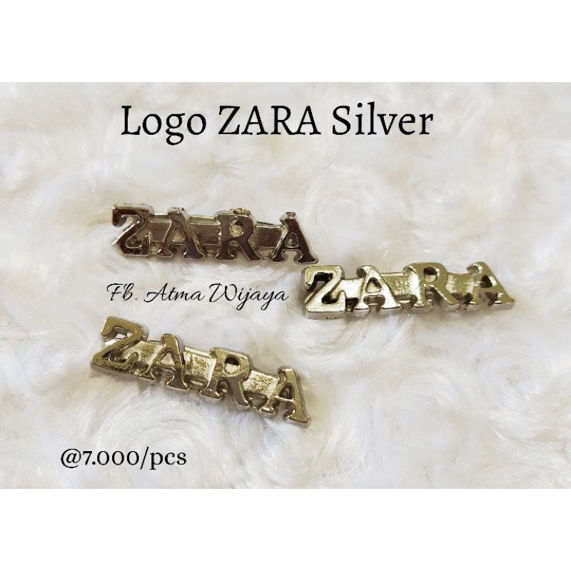 Zara Logo Bạc Thiết Kế Độc Đáo Sáng Tạo