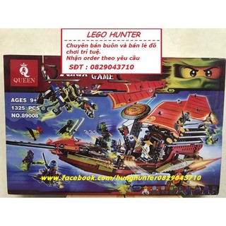 Ninjago Queen 89008 ( Lepin ) Thuyền Destiny Bounty Ninja Ghost