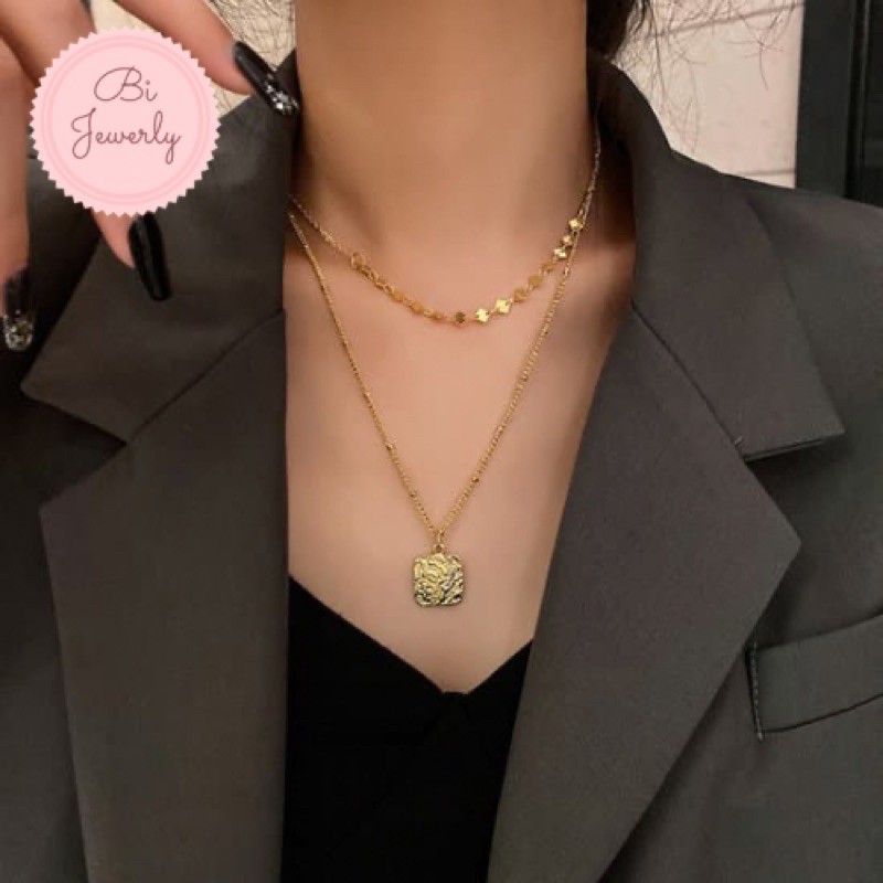 Vòng cổ bạc nữ phong cách Hàn Quốc là mẫu dây chuyền nữ thời trang hot trend BBstore accessories