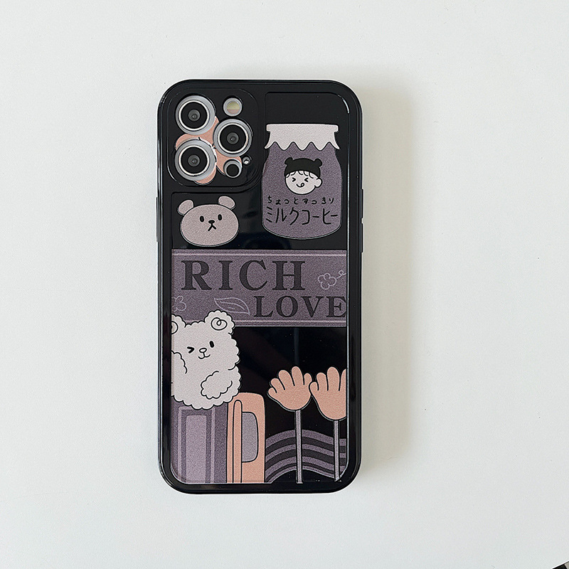 Ốp lưng iphone vuông cạnh hình insbear 6plus/6s/6splus/7/7plus/8/8plus/x/xr/xs/11/12/pro/max/plus/promax | BigBuy360 - bigbuy360.vn