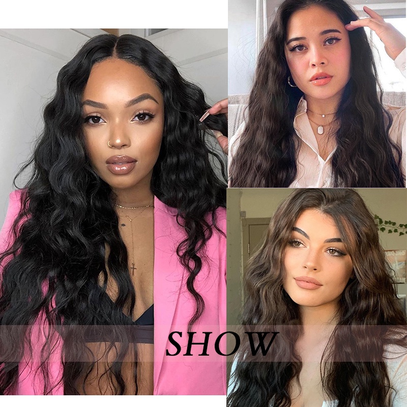 Bộ 16 Kẹp Tóc Giả Xoăn Dài Thời Trang Cho Nữ