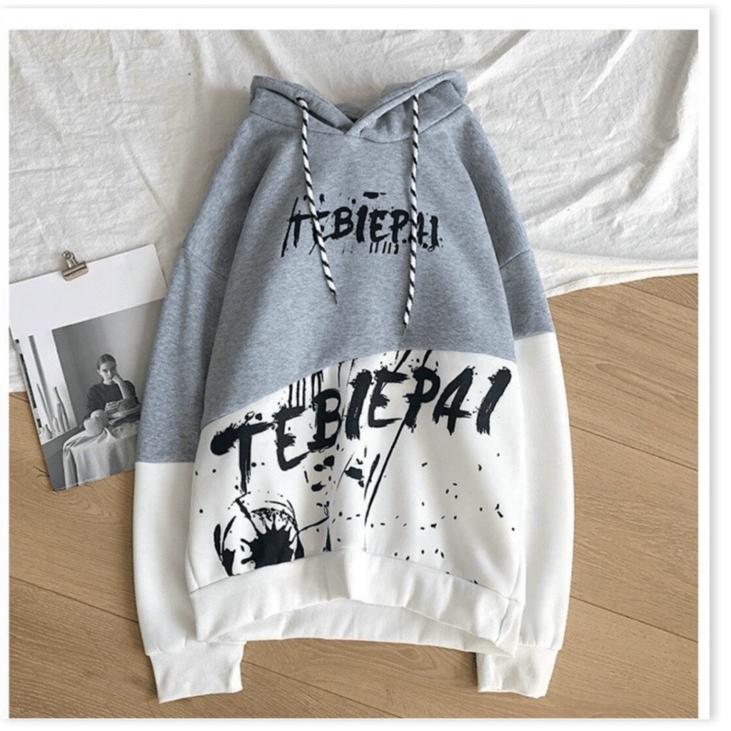 ÁO HOODIE NAM NỮ PHỐI CHỮ TEBIEPAL PHONG CÁCH TINH TẾ