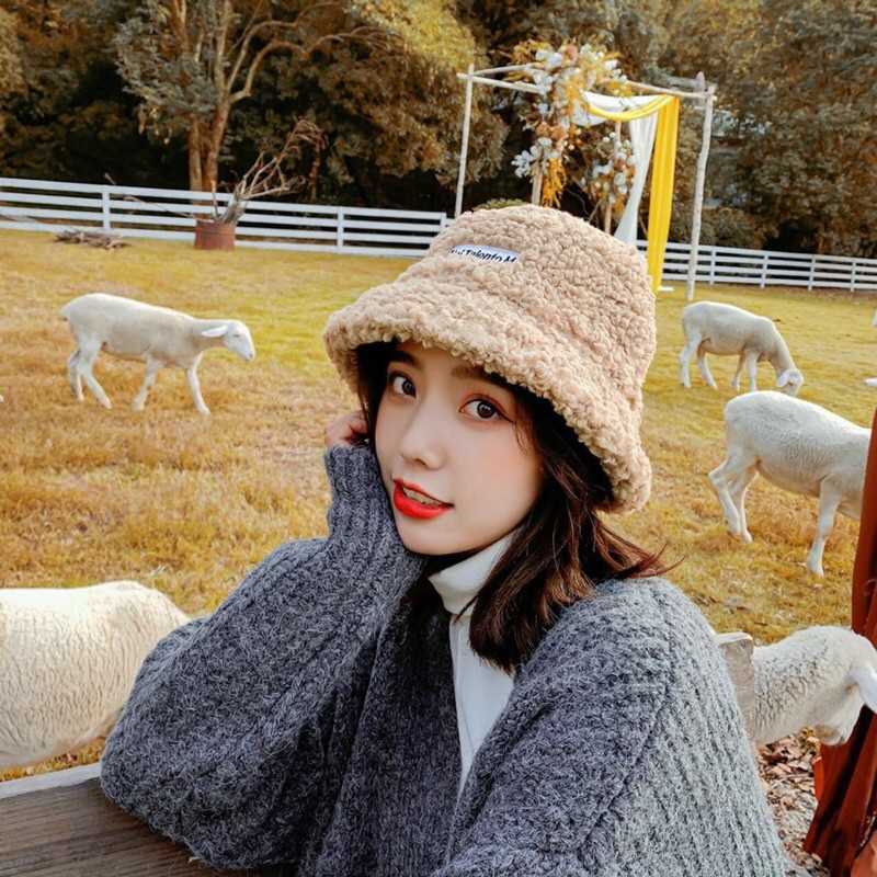 Mũ Lông Cừu Siêu Ấm Cho Mùa Đông