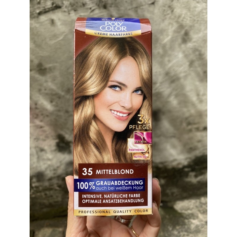 Thuốc nhuộm tóc Schwarzkopf Poly Color . ( phủ bạc tốt). Made in Germany