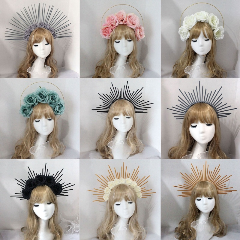 Vương Miện Đội Đầu Hóa Trang Lolita HaloCrown DIY