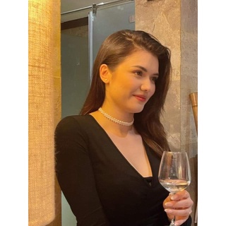 Dây chuyền trai choker phối kiểu size 4-5 li