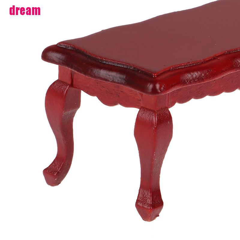 Mô Hình Bàn Trà Bằng Gỗ Tỉ Lệ 1: 12 Dùng Trang Trí Nhà Búp Bê
