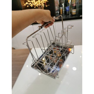 KỆ ÚP LY INOX CAO CẤP (8 LY)