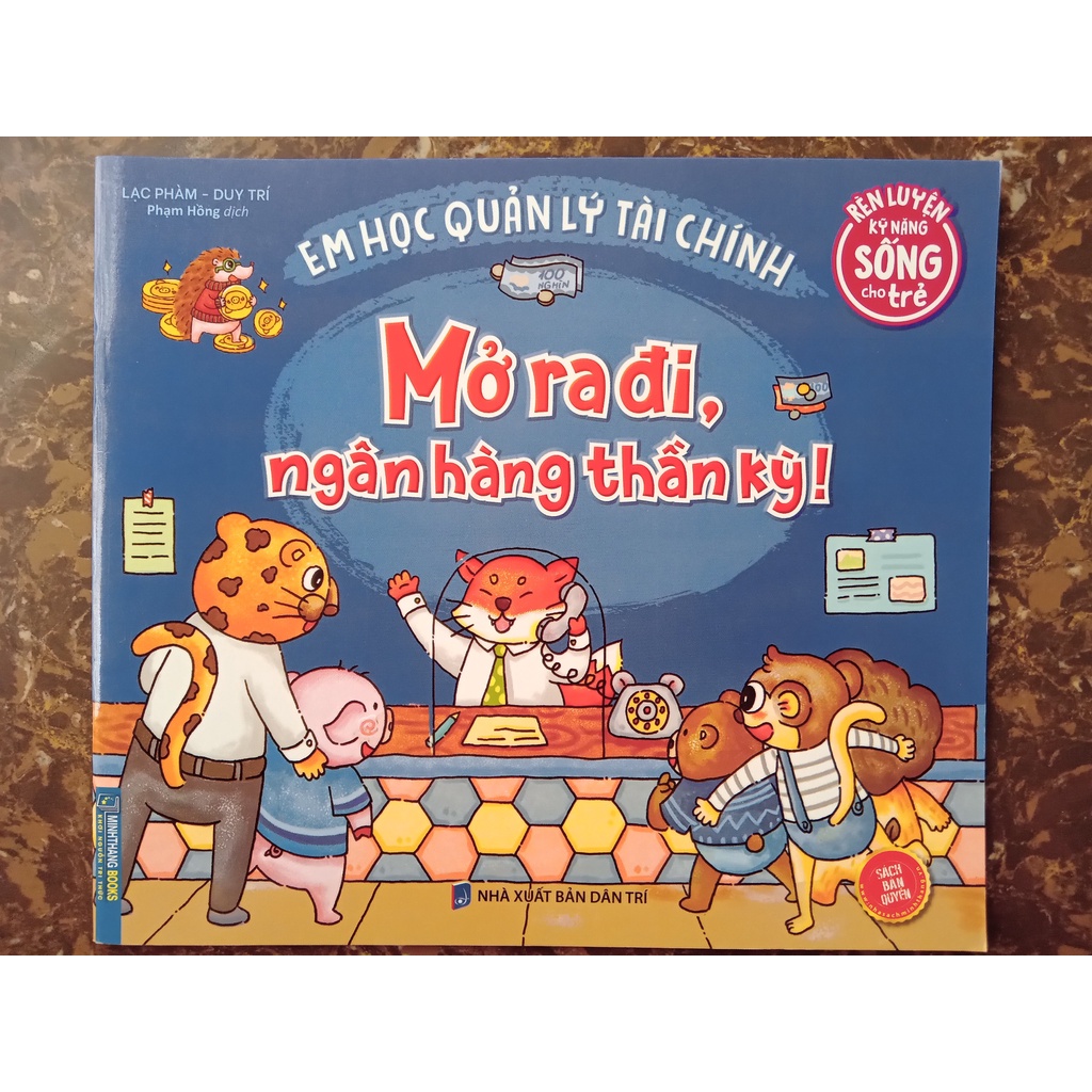 Sách - Rèn Luyện Kỹ Năng Sống Cho Trẻ - Em Học Quản Lý Tài Chính - Mở Ra Đi, Ngân Hàng Thần Kỳ !