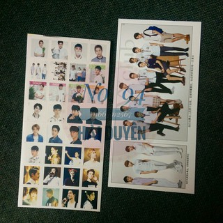 EXO sticker, postcard, lomo (nguyên hộp)