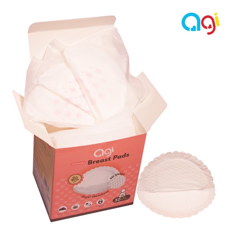Miếng Lót Thấm Sữa Hàn Quốc AGI 30 Miếng Nhập Khẩu Chính Hãng