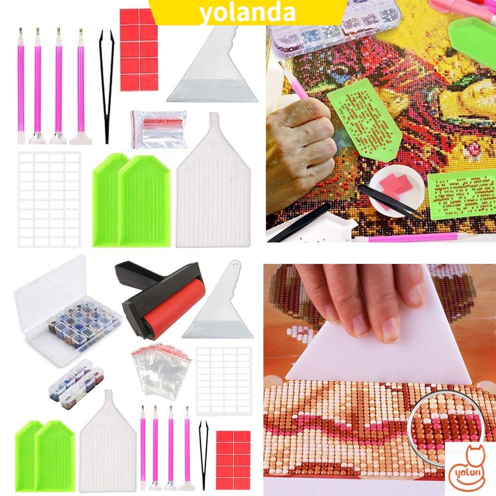 Bộ 40 / 42 Dụng Cụ Làm Tranh Đính Đá Thủ Công Diy