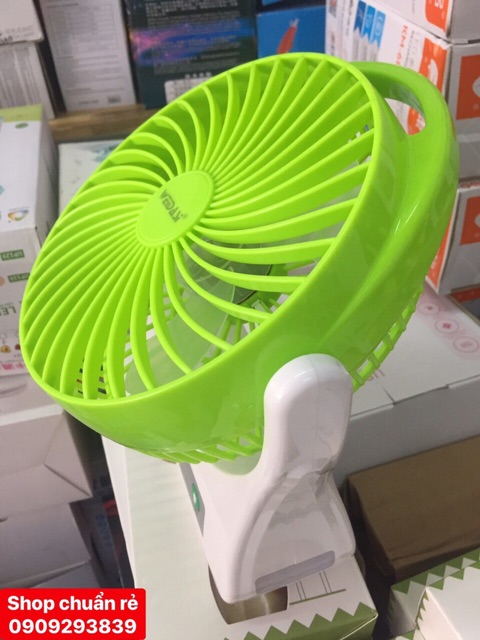 Quạt Sạc Tích Điện Chính Hãng WEIDASI 202 Siêu Bền