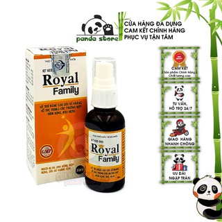 Xịt keo ong Royal Family hỗ trợ diệt khuẩn tăng đề kháng giúp cải thiện các tình trạng đau họng viêm họng ho hiệu quả