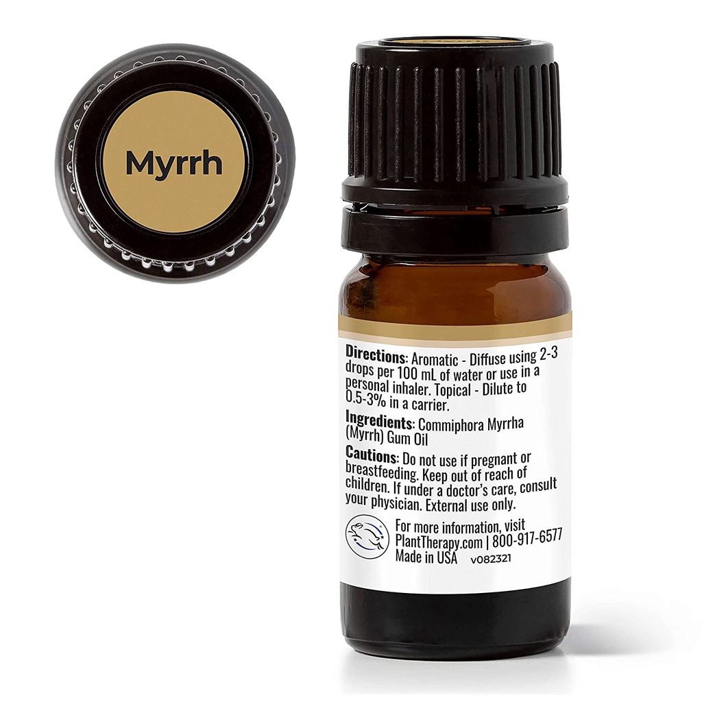 Plant Therapy - Tinh dầu nhựa thơm Myrrh (Mộc Dược) - kidsafe essential oil 5mL