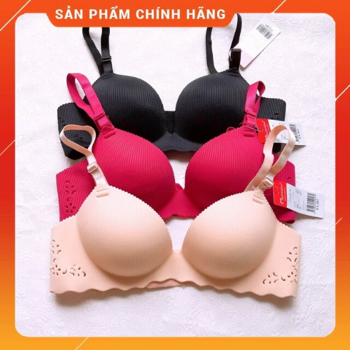 Áo ngực cao su non bàn tay không gọng quả chéo nâng ngực. ms 6819