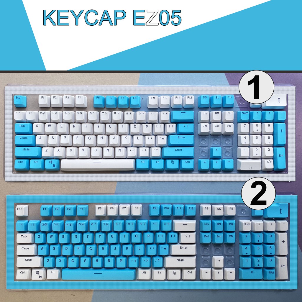 [Mã SKAMSALE03 giảm 10% đơn 200k] Keycap PBT Xuyên Led EZ-05