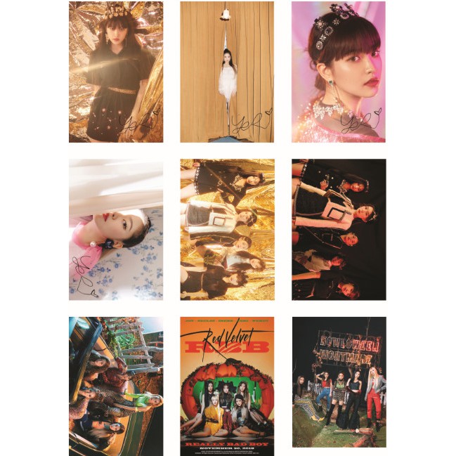 Lomo card 27 ảnh RED VELVET - RBB Really Bad Boy concept photo Có chữ ký