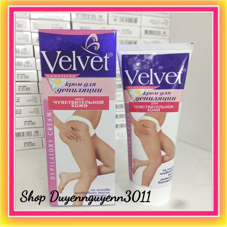 [Chính hãng] Kem tẩy lông Velvet Nga 100ml