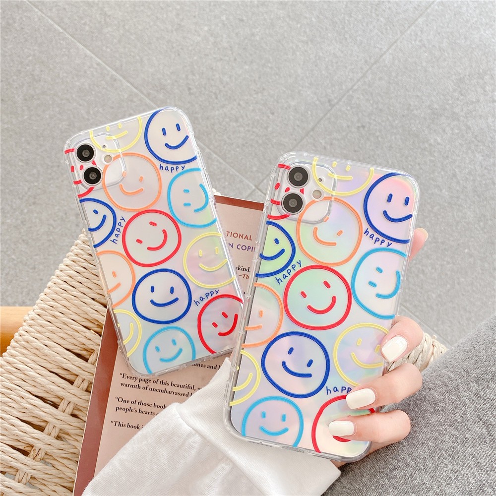 Ốp Điện thoại Tpu Mềm Họa Tiết Mặt Cười Cho Iphone 11 Pro Max X Xs Max Xr Iphone 7 Plus 8 Plus Iphone 6 Plus 6s Plus | BigBuy360 - bigbuy360.vn