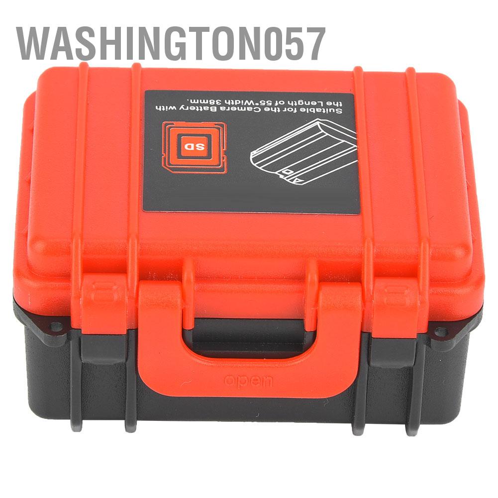 Có thể bán buôn Máy ảnh ABS Pin CD Thẻ nhớ Hộp đựng hộp chống bụi cho Canon P-E6 Washington057 Hàng giao ngay