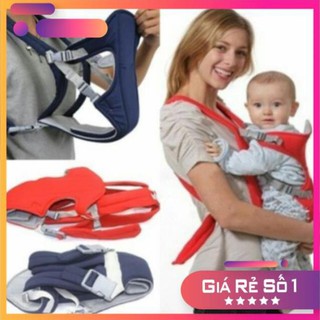 Địu em bé - địu 4 tư thế cho bé - đai đi xe máy - đồ dùng sơ sinh - địu