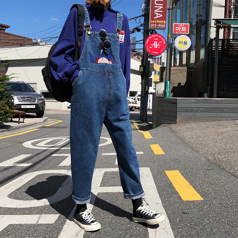 [ORDER] Quần yếm jean con lừa ulzzang | BigBuy360 - bigbuy360.vn