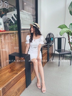 Đầm thêu hoa thiết kế (ảnh thật)