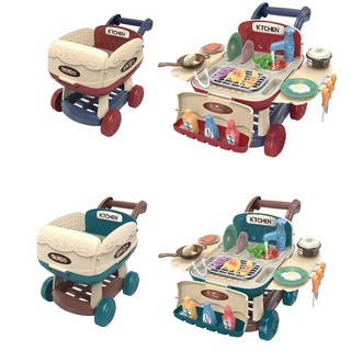 Đồ chơi Xe đẩy thức ăn mini