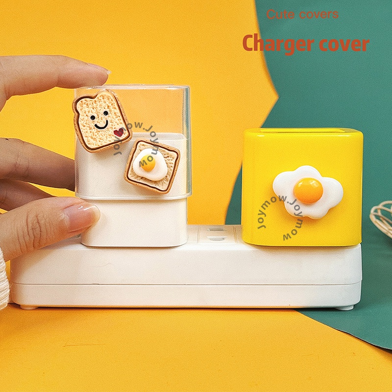 TPU Cute Charger Protector/Charging Cable Protector Compatiable for ip 18W 20W Fast Charger