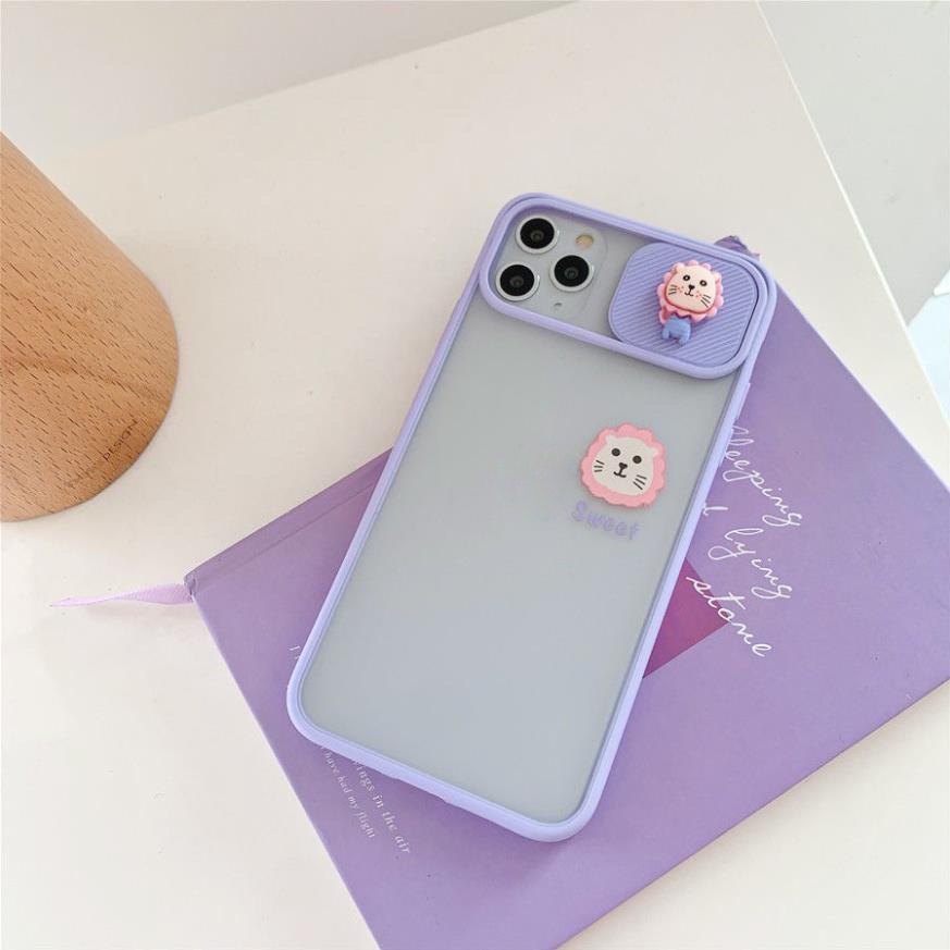Ốp lưng iphone - Ốp iphone trượt camera Lion- sư tử 6/6s/6plus/6splus/ 7plus/ 8plus / x /xs /xs max /11 /11 promax dt09