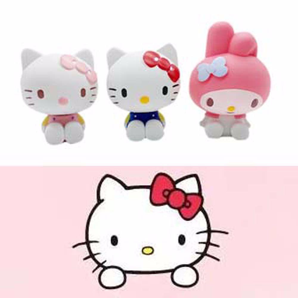 Set 3 Mô Hình Đồ Chơi Hình Các Nhân Vật Trong My Melody 1