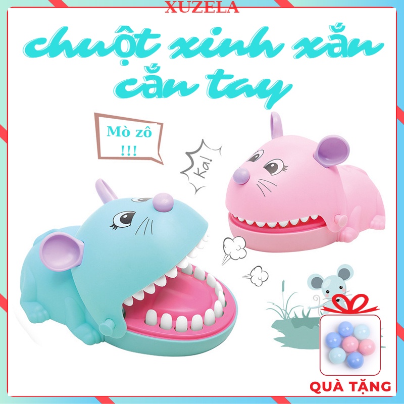 Đồ Chơi Chuột Nhắt Cắn Tay , Cá Sấu Cắn Tay Dễ Thương Thông Minh Cho Bé
