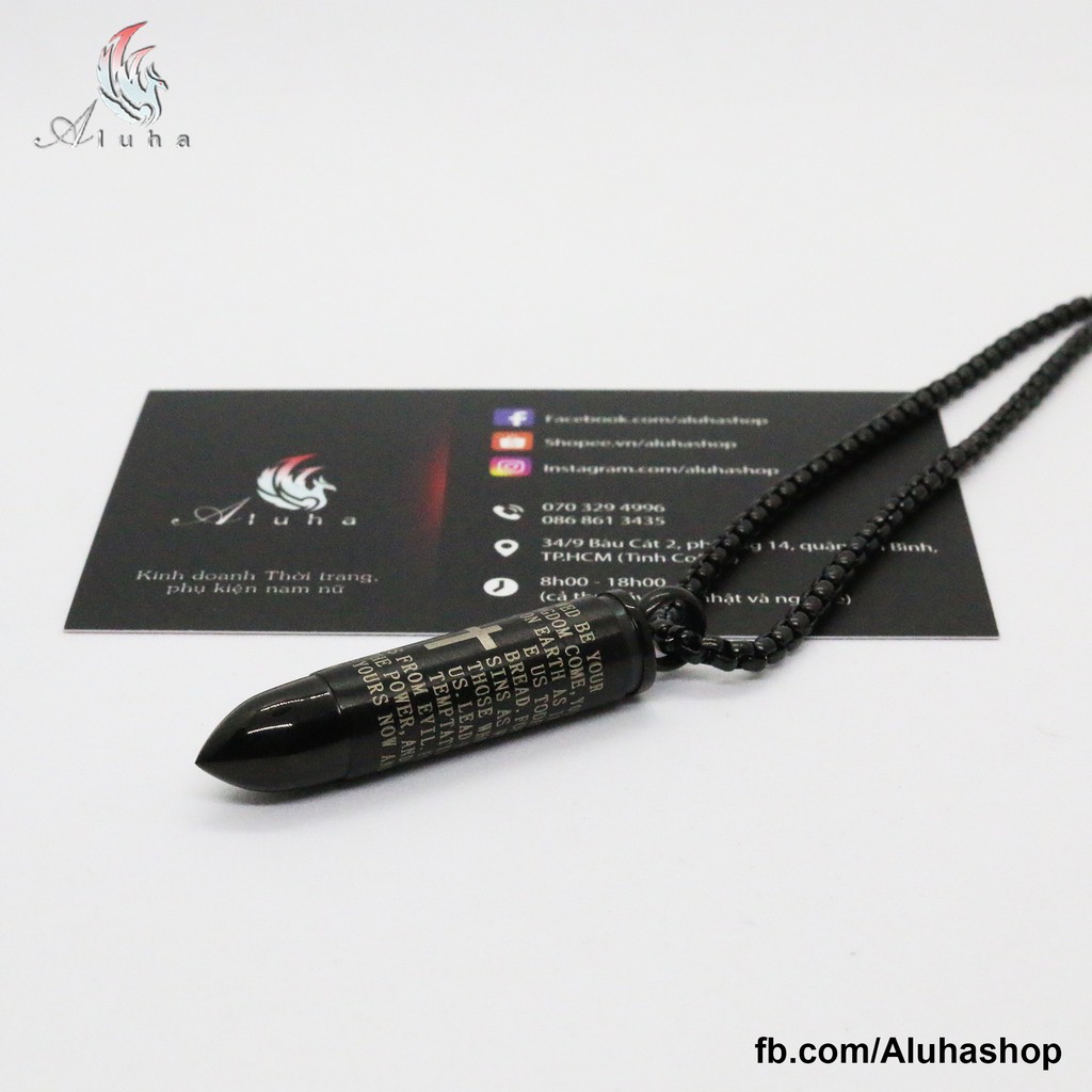 Dây chuyền Nạm Kinh Thánh Mạnh Mẽ - NL043 - Aluha