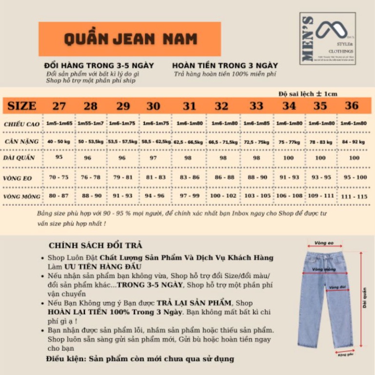 Quần Jean baggy nam , jeans unisex - Quần bò dáng suông rộng -Top xu hướng 2021 | BigBuy360 - bigbuy360.vn