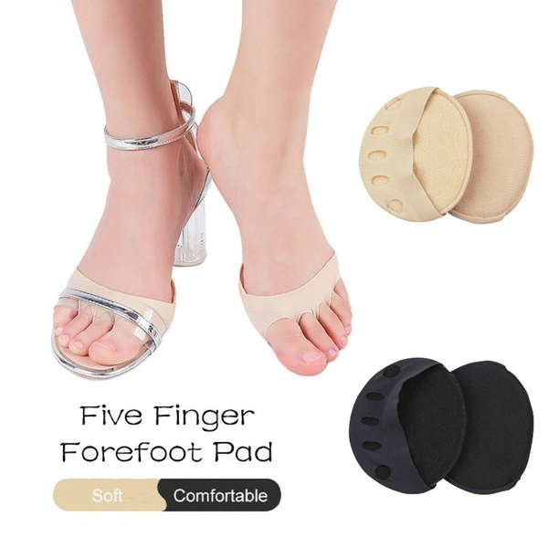 1 Đôi Vớ Lót Giày Hở Ngón Chống Trượt Tiện Dụng