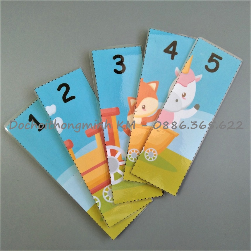 HỌC LIỆU - Matching hình bóng ghép hình tương ứng 1-5, 1-10