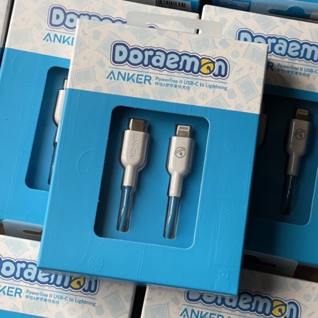 Cáp Sạc Anker Doraemon PD 20W Cáp Sạc Anker Doremon Type C to Lightning PowerLine II 0.9m A8632