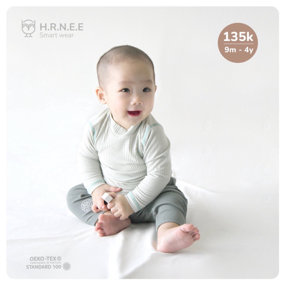 Áo giữ nhiệt HRNEE chất liệu modal organic mềm mịn thoáng mát