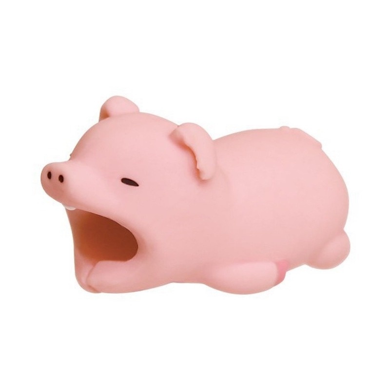 Phụ Kiện Bảo Vệ Đầu Dây Cáp Hình Động Vật Dễ Thương Cho Iphone Samsung Asus