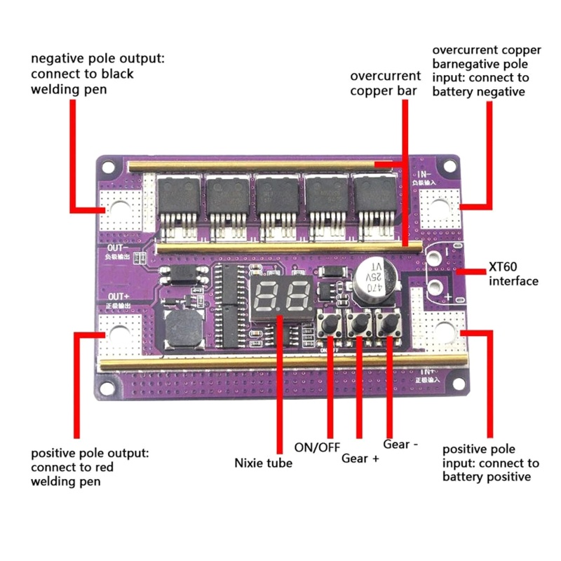 Bộ Bảng Mạch Điều Khiển Hàn 99 Bánh Răng Mini DIY