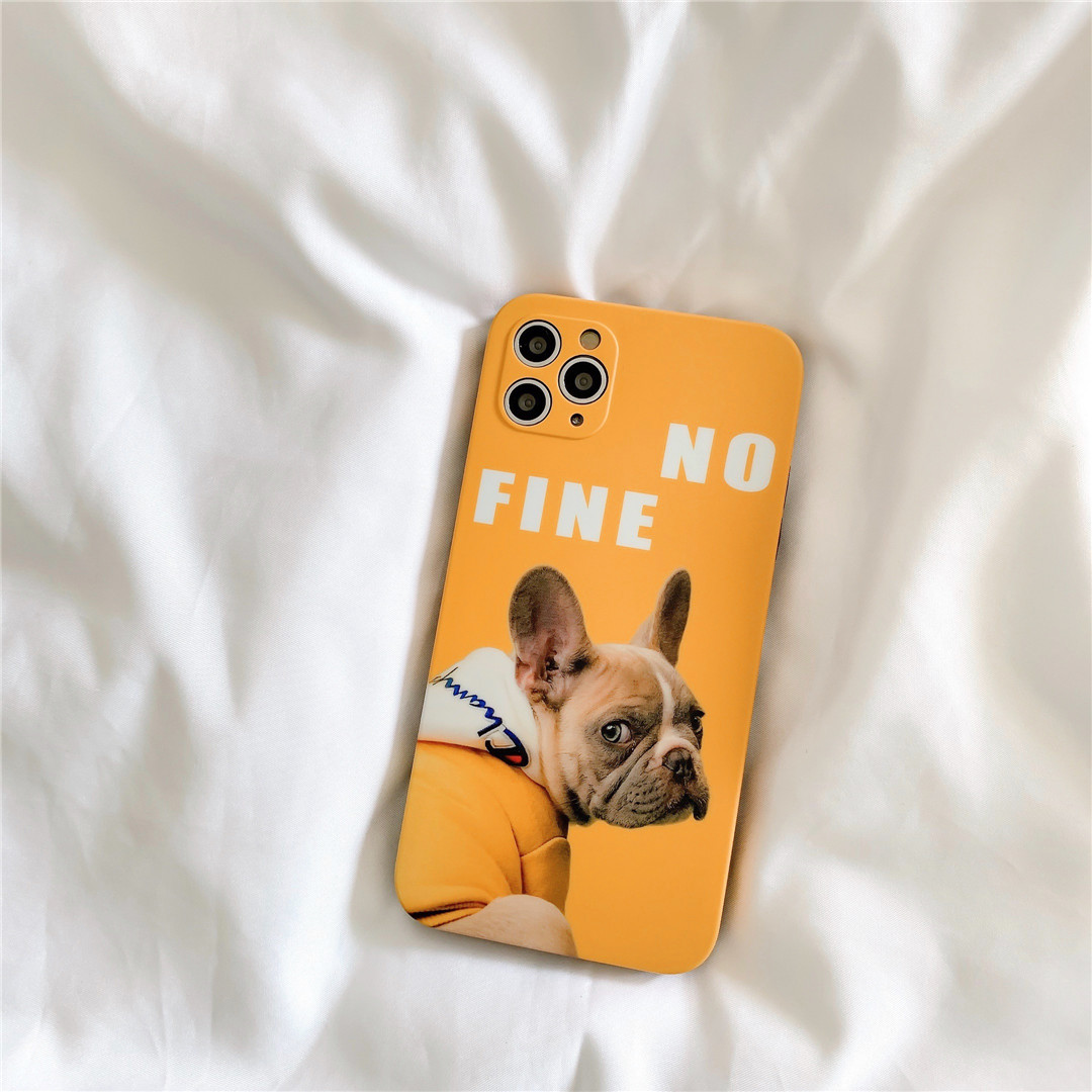 Ốp điện thoại nhựa mềm họa tiết chú chó hoạt hình cho iPhone12 mini 11 PRO MAX 7/8plus SE2020 X/XS XR XSMAX | BigBuy360 - bigbuy360.vn