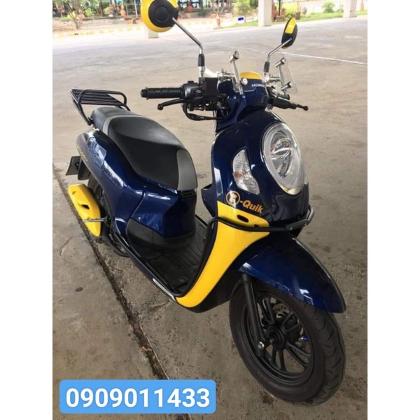 Bộ khung bảo vệ SCOOPY 2021 màu đen chính hãng H2C Thailand