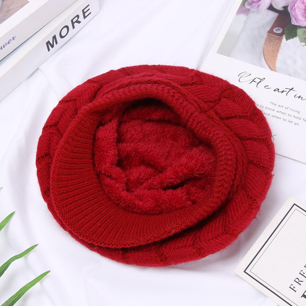 DIACHAVN Mũ Beanie Giữ Ấm Phong Cách Mới Cho Nữ
