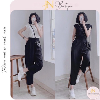 Quần tây nữ cạp cao ống rộng đứng dáng baggy nữ boom form rộng che khuyết điểm cực tốt màu đen ghi mặc đi học làm đẹp