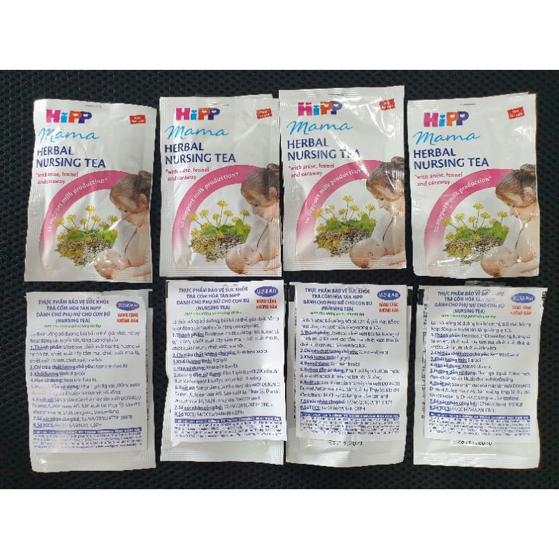 Set 8 gói Trà cốm hòa tan HiPP lợi sữa