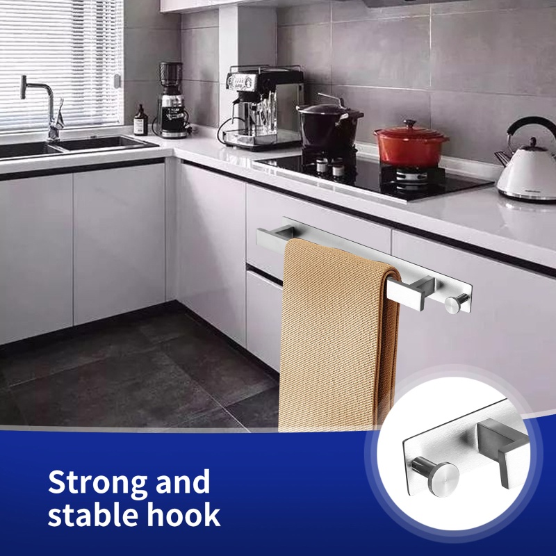 Giá Đỡ Khăn Tắm Tự Dính Sáng Tạo Cho Phòng Khách / Quán Bar